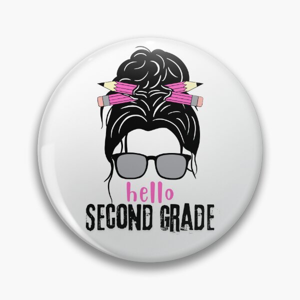 Item preview, Hello Second Grade Back to School Hair Bun Girl First Day T-Shirt, Hello 2nd Grade Back to School Cute Girls gifts, Back To School Shirt designed and sold by FlexiPrints.
