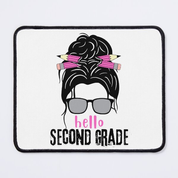 Item preview, Hello Second Grade Back to School Hair Bun Girl First Day T-Shirt, Hello 2nd Grade Back to School Cute Girls gifts, Back To School Shirt designed and sold by FlexiPrints.