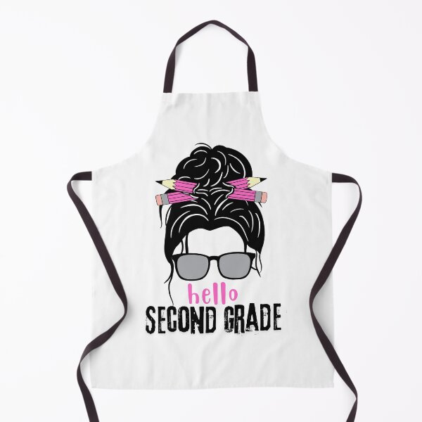 Item preview, Hello Second Grade Back to School Hair Bun Girl First Day T-Shirt, Hello 2nd Grade Back to School Cute Girls gifts, Back To School Shirt designed and sold by FlexiPrints.