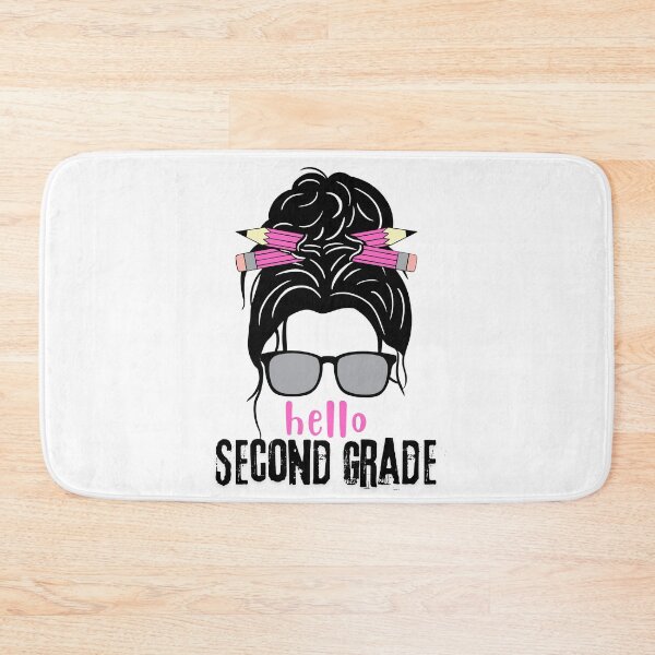 Item preview, Hello Second Grade Back to School Hair Bun Girl First Day T-Shirt, Hello 2nd Grade Back to School Cute Girls gifts, Back To School Shirt designed and sold by FlexiPrints.