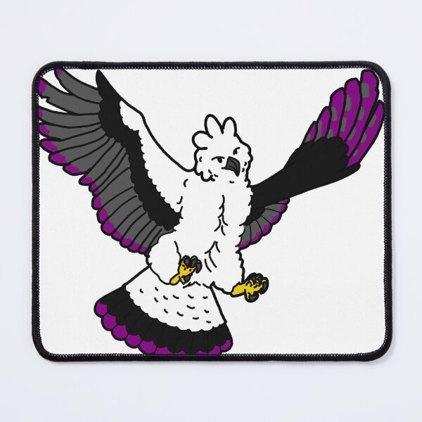 Item preview, Fluffy Harpy Eagle Asexual colours (big) designed and sold by Vonivon.
