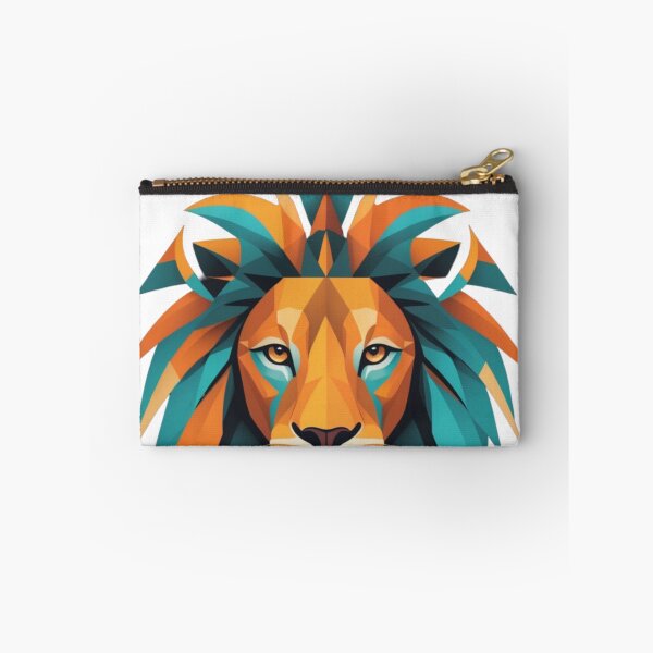 Item preview, Abstract and geometric representation of a lion's face designed and sold by jean-nicolas.
