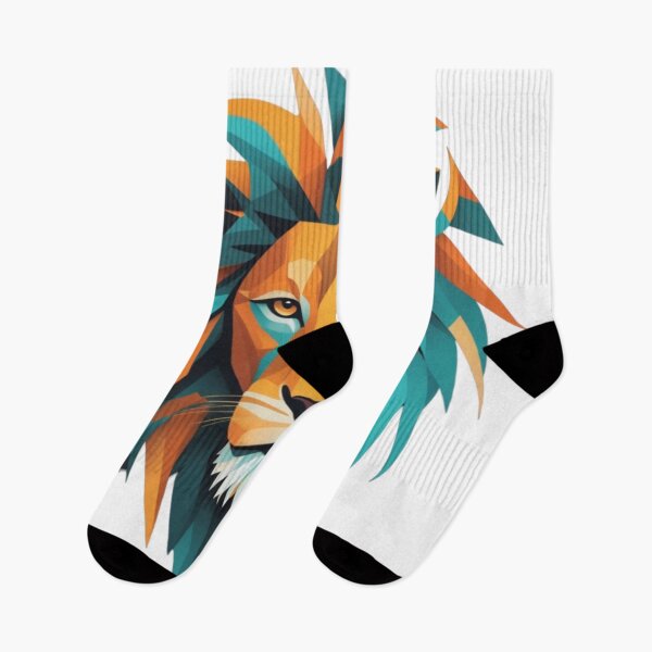 Item preview, Abstract and geometric representation of a lion's face designed and sold by jean-nicolas.