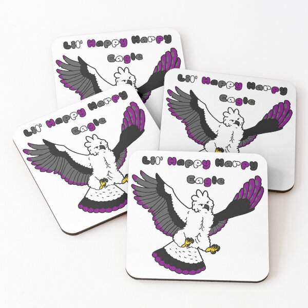 Item preview, Fluffy Lil' Happy Harpy Eagle Asexual colours (big) designed and sold by Vonivon.