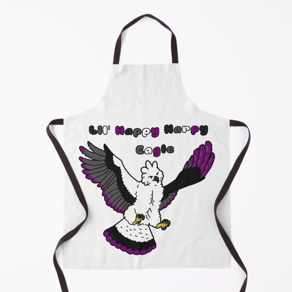 Item preview, Fluffy Lil' Happy Harpy Eagle Asexual colours (big) designed and sold by Vonivon.