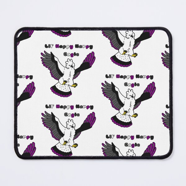 Item preview, Fluffy Lil' Happy Harpy Eagle Asexual colours (small) designed and sold by Vonivon.