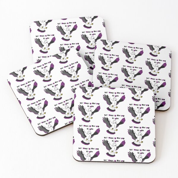 Item preview, Fluffy Lil' Happy Harpy Eagle Asexual colours (small) designed and sold by Vonivon.