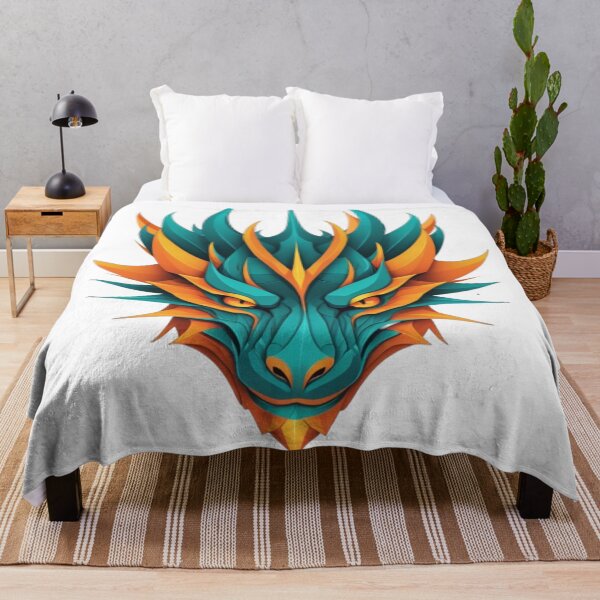Item preview, Abstract and geometric representation of a dragon face designed and sold by jean-nicolas.