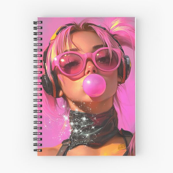 Item preview, Realistic cyber web space design girl colorful designed and sold by pinkuardesign.