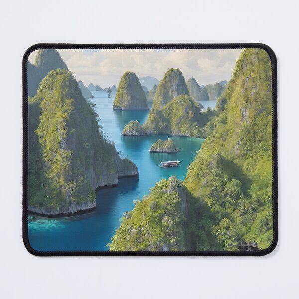 Item preview, Vintage style poster The Raja Ampat Islands Indonesia designed and sold by Museum Of Non-Existing Art.