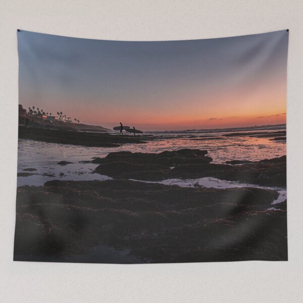 Item preview, San Diego Surfers at Sunset Cliffs designed and sold by beenplanted.