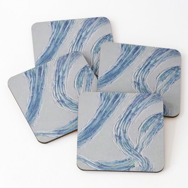 Item preview, "The Flow - Abstract Blue Energy" designed and sold by Sztyep88.