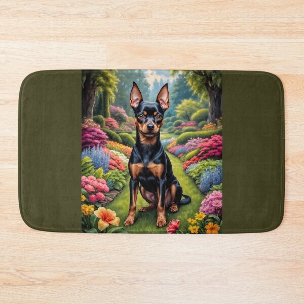Item preview, Chester Miniature Pinscher Dog Art designed and sold by Heart and Soul Studio.
