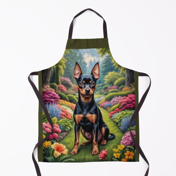Item preview, Chester Miniature Pinscher Dog Art designed and sold by Heart and Soul Studio.