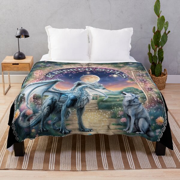 Item preview, Kindred Souls - Dragon & Wolf designed and sold by Karen Wood.
