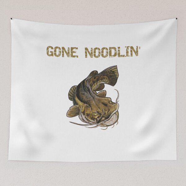 Item preview, Gone Noodlin' | Flathead Catfish designed and sold by blueshore.