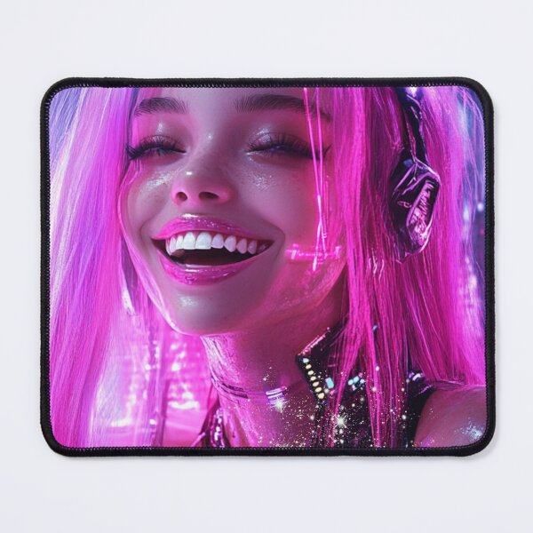 Item preview, Realistic cyber web space design girl colorful designed and sold by pinkuardesign.