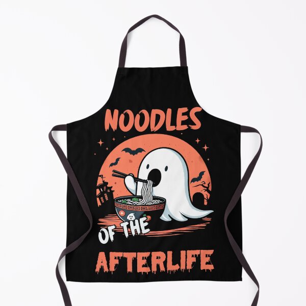 Item preview, Noodles of the Afterlife Ghost Eat Ramen designed and sold by Quirky Shirts.