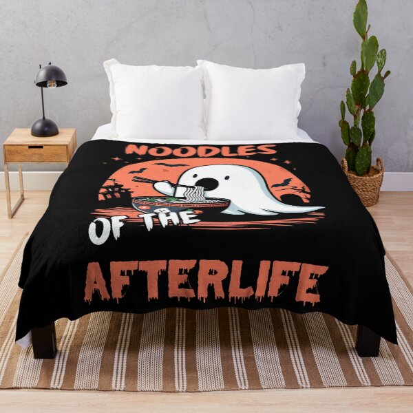 Item preview, Noodles of the Afterlife Ghost Eat Ramen designed and sold by Quirky Shirts.
