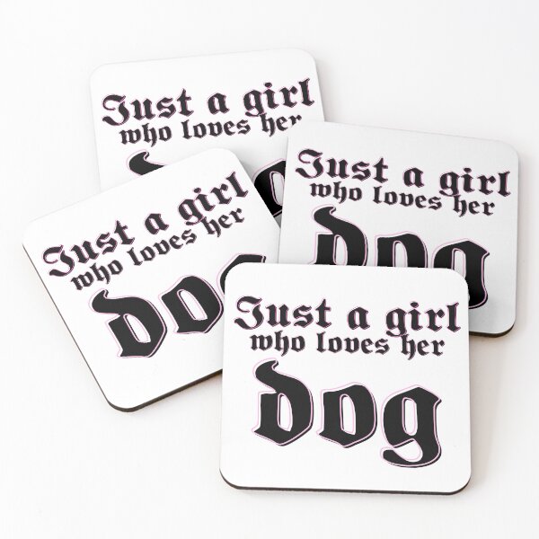 Item preview, Just a girl who loves her dog designed and sold by CreativaNook.