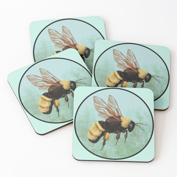 Item preview, American Bumblebee with Pollen Illustration designed and sold by Nick Garnhart.
