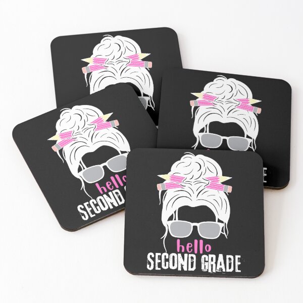 Item preview, Hello Second Grade Back to School Hair Bun Girl First Day T-Shirt, Hello 2nd Grade Back to School Cute Girls gifts, Back To School Shirt designed and sold by FlexiPrints.