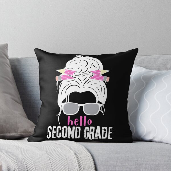 Item preview, Hello Second Grade Back to School Hair Bun Girl First Day T-Shirt, Hello 2nd Grade Back to School Cute Girls gifts, Back To School Shirt designed and sold by FlexiPrints.