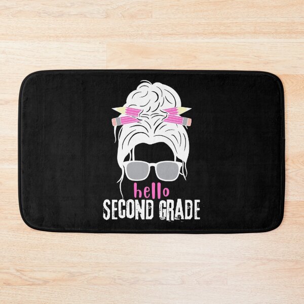 Item preview, Hello Second Grade Back to School Hair Bun Girl First Day T-Shirt, Hello 2nd Grade Back to School Cute Girls gifts, Back To School Shirt designed and sold by FlexiPrints.