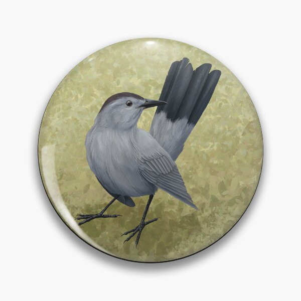 Item preview, Gray Catbird Illustration designed and sold by Nick Garnhart.