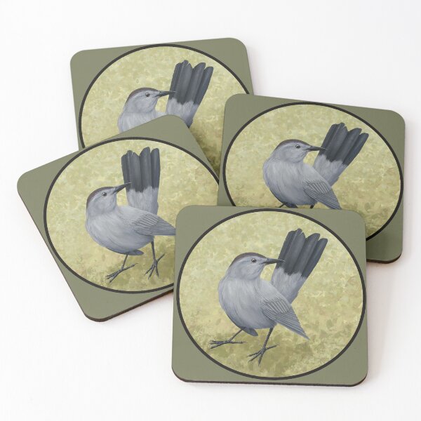Item preview, Gray Catbird Illustration designed and sold by Nick Garnhart.
