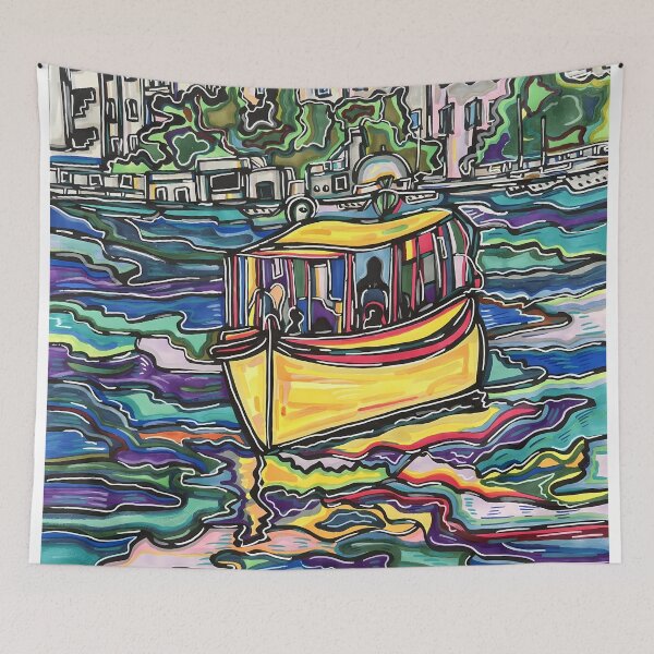Item preview, The yellow seagull of Geneva designed and sold by DARIA REVERDIN.