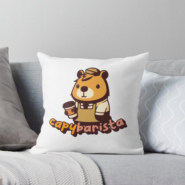 Item preview, Capybarista Cute coffee Barista Capybara designed and sold by SleekVisuals.