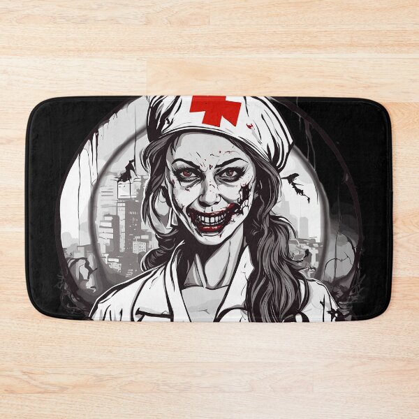 Item preview, Psychiatric Nurse Halloween Horror designed and sold by Quirky Shirts.