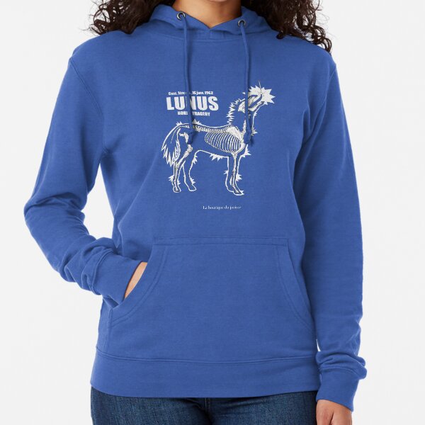 LUNUS , horse tragedy Sweat à capuche léger