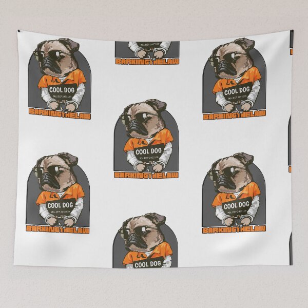 Item preview, Barking the law designed and sold by CreativaNook.