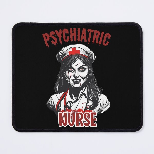 Item preview, Psychiatric Nurse Halloween Medical Horror designed and sold by Quirky Shirts.