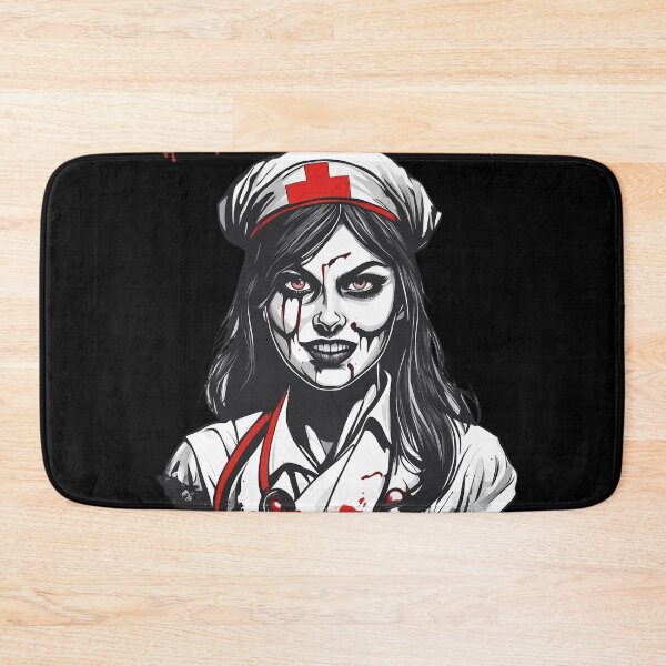 Item preview, Psychiatric Nurse Halloween Medical Horror designed and sold by Quirky Shirts.