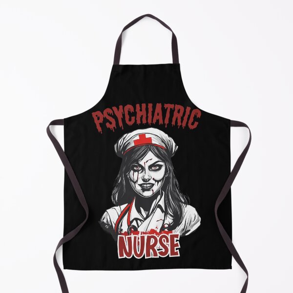 Item preview, Psychiatric Nurse Halloween Medical Horror designed and sold by Quirky Shirts.
