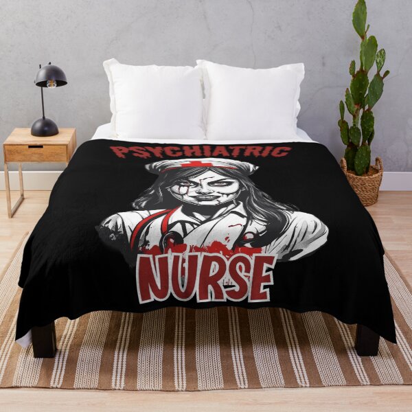 Item preview, Psychiatric Nurse Halloween Medical Horror designed and sold by Quirky Shirts.