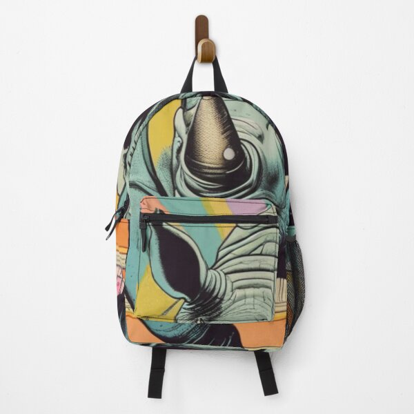 Item preview, Rhinoceros pop art, 1960s cartoon, vintage retro graphic illustration designed and sold by diulid.