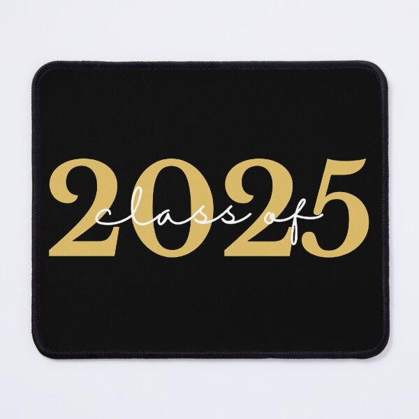Item preview, Class Of 2025. Simple Typography Script 2025 Design for Class Of/ Graduation Design. Gold and White designed and sold by That Cheeky Tee.