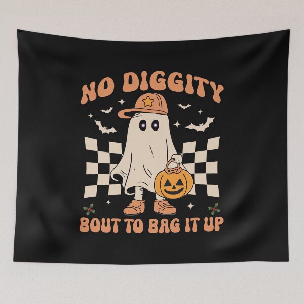 Item preview, Halloween Ghost No Diggity Bout to Bag it Up designed and sold by skeastore.