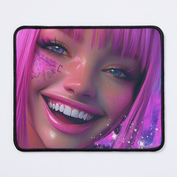 Item preview, Realistic cyber web space design girl colorful designed and sold by pinkuardesign.