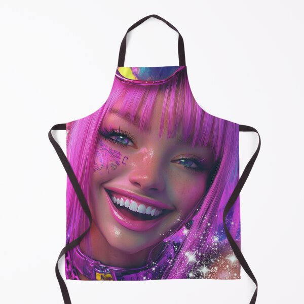 Item preview, Realistic cyber web space design girl colorful designed and sold by pinkuardesign.