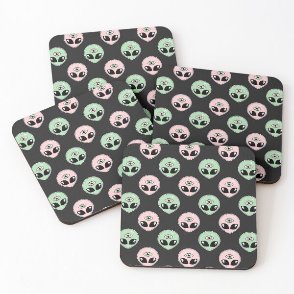 Item preview, Kawaii Aliens Pattern designed and sold by sasyall.