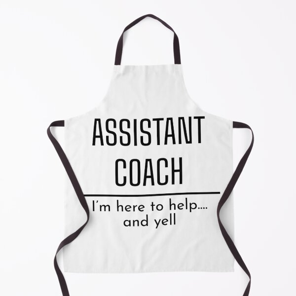 Item preview, Here to help, funny quote, funny assistant coach designed and sold by Merchattack.