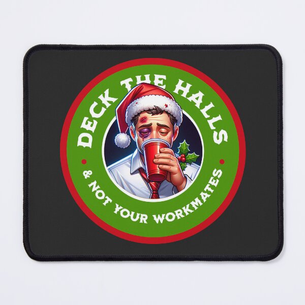 Item preview, Deck the Hall and not your colleagues or workmates funny christmas sweater jumper designed and sold by Shelmodine79.