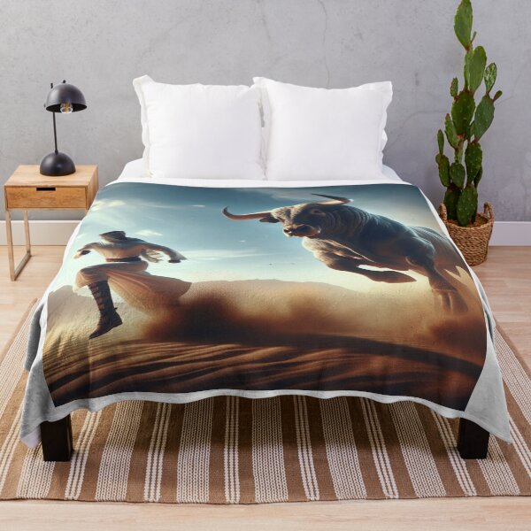 Item preview, Bull, Man, Desert, Chase designed and sold by majidi1.