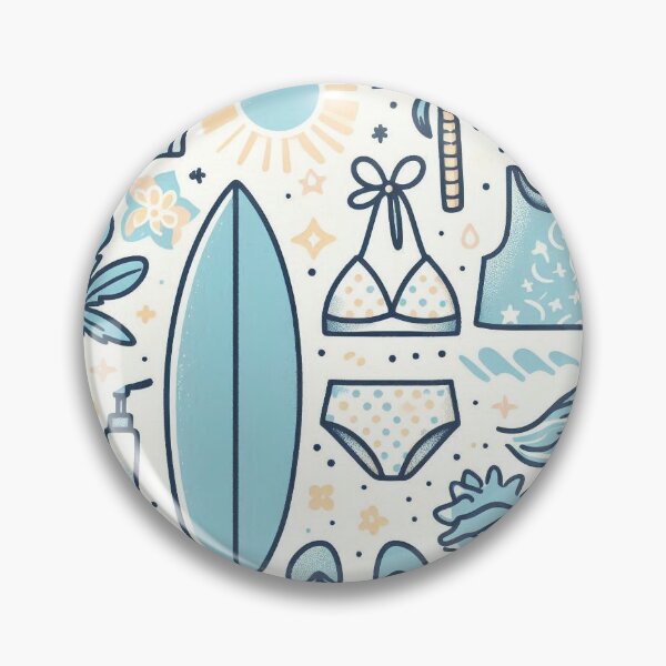 Item preview, Bikini Beach Pattern designed and sold by SaltySurfgirl.