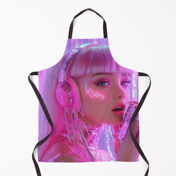 Item preview, Realistic cyber web space design girl colorful designed and sold by pinkuardesign.